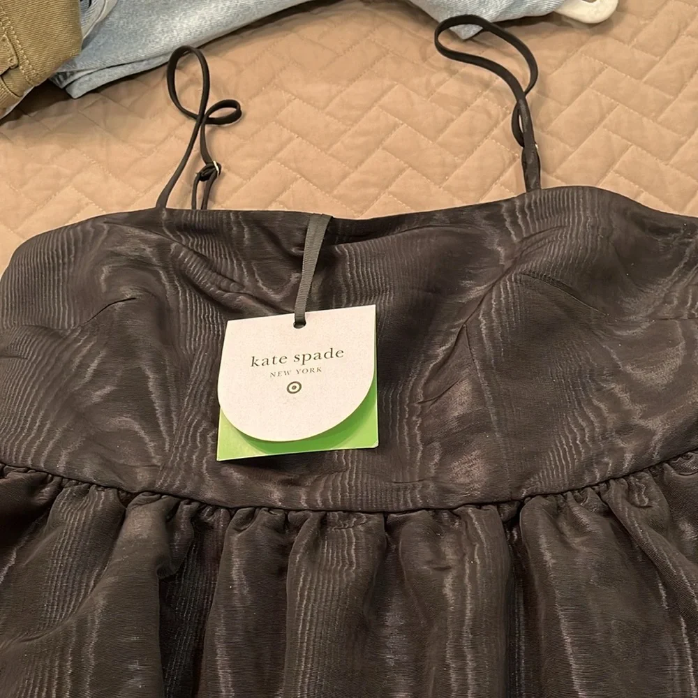 kate spade x Target Black Tiered Ruffle Midi Tank Dress/NWT/S - Picture 11 of 16